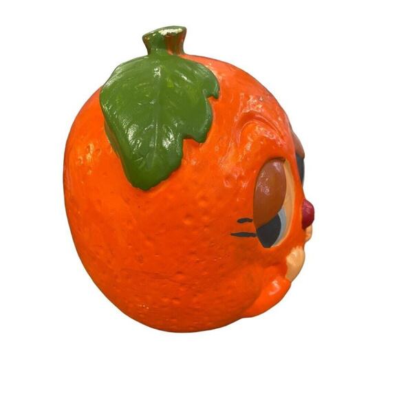 Vintage Anthropomorphic Hand-Painted Ceramic Orange Florida 5" tall - Picture 5 of 8